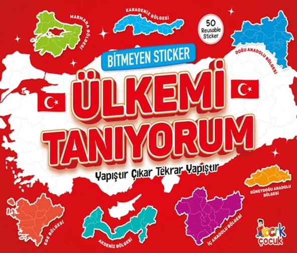 Bitmeyen Sticker - Ülkemi Tanıyorum ürün görseli 1