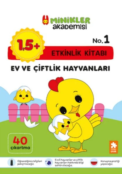 Minikler Akademisi – Ev ve Çiftlik  Hayvanları ürün görseli 1