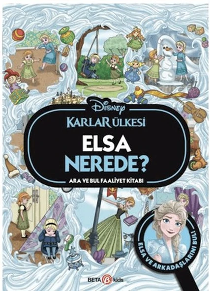 Disney Karlar Ülkesi Elsa Nerede? Ara ve Bul Faaliyet Kitabı ürün görseli 1