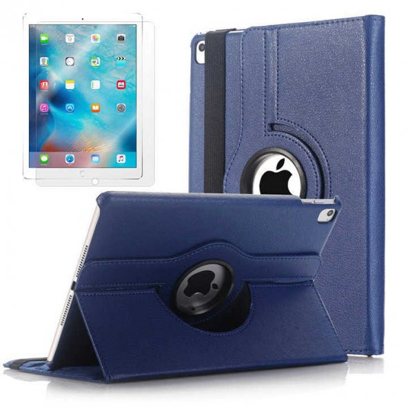 Apple iPad 9.7 2017 Zore Dönebilen Standlı Tablet Kılıfı ürün görseli 1