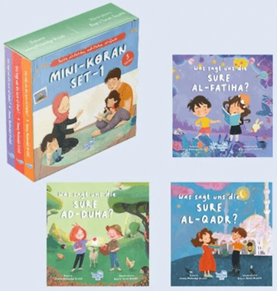 Mini Koran Set-1 Almanca Mini Meal Seti 1 (3 Kitap) ürün görseli 1
