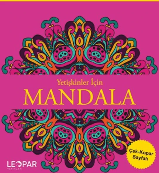 Yetişkinler İçin Mandala - Pembe ürün görseli 1