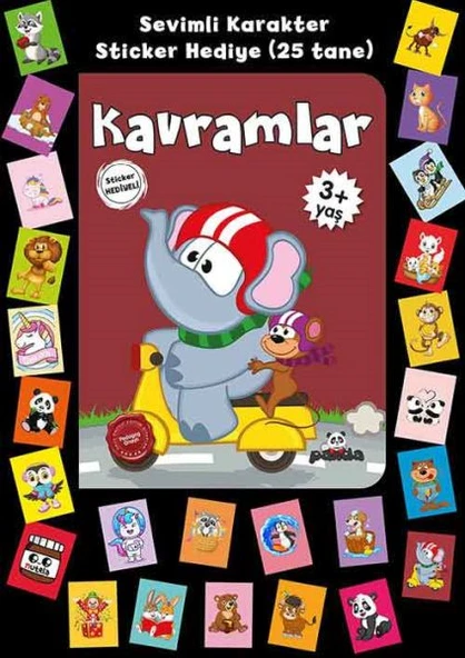 Stickerlı 3+ Yaş Kavramlar ürün görseli 1
