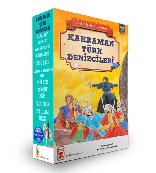 Kahraman Türk Denizciler Seti (10 Kitap) ürün görseli 1