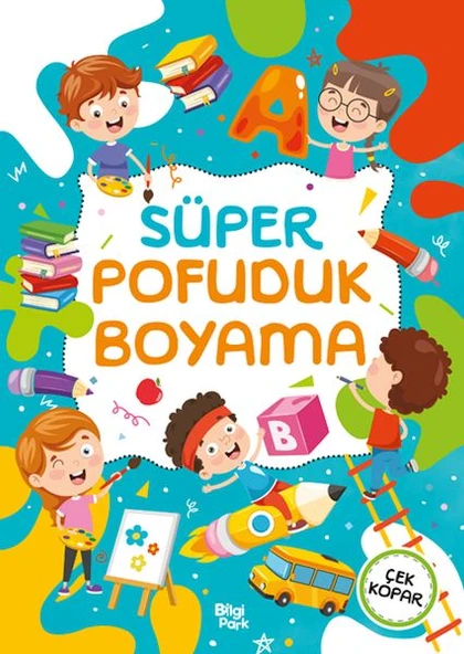 Süper Pofuduk Boyama Kitabı ürün görseli 1