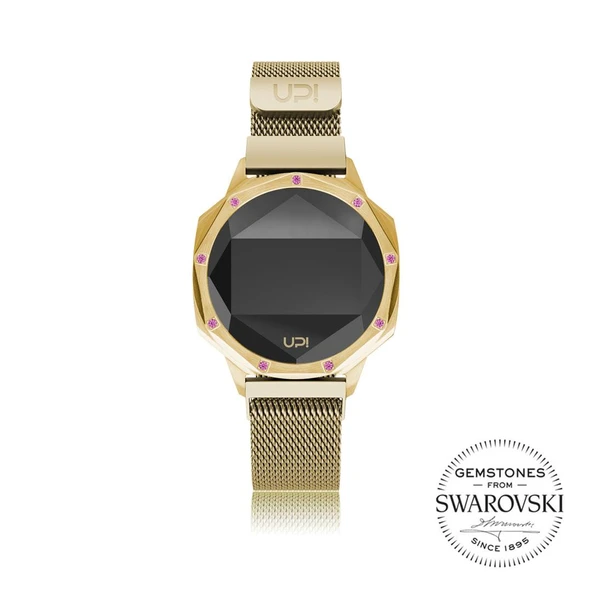 Upwatch Iconic Gold Le Set with Swarovski Topaz Loop Band Bayan Kol Saati ürün görseli 1