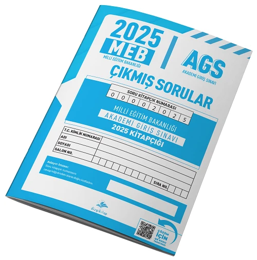 Dizgi Kitap MEB-AGS 2025 Sınavı Tüm Dersler Çıkmış Sorular Çözümlü Dizgi Kitap ürün görseli 1