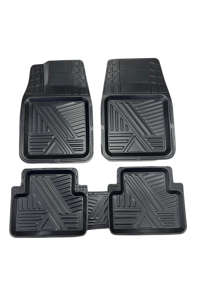 Black Gold Renault Clio 4 Sport Tourer 3D Zebra Kauçuk Havuzlu Oto Paspas ürün görseli 1