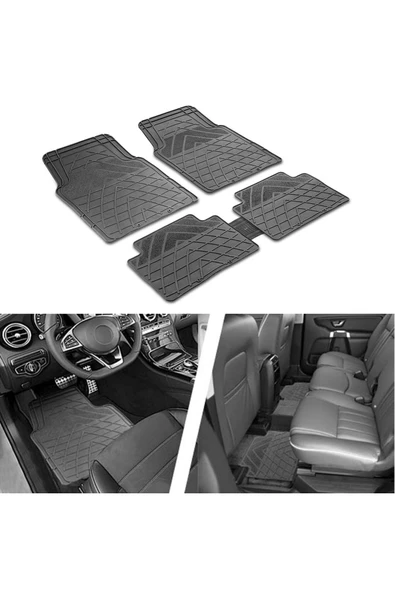 HLP Hyundai Accent Blue Başak 3d Leduc Siyah Oto Paspas ürün görseli 1