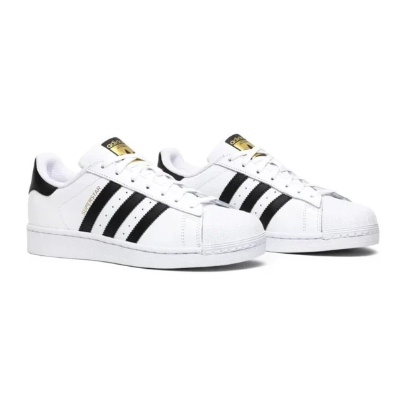 Adidas Superstar White Black - Resim 2