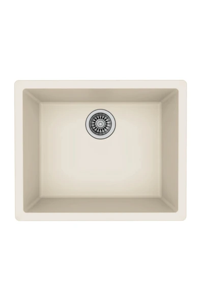 EVIER Granit Evye SOLE / NERO Series BEIGE I BEJ (KREM) I (53.5x43.5cm) ürün görseli 1