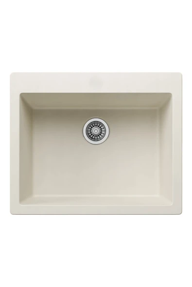 EVIER Granit Evye Maya Series Beige I BEJ (KREM) (61x50cm) ürün görseli 1