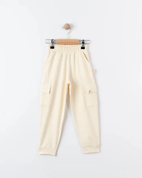 Unisex %100 Pamuk Oversize Kargo Cepli Pantolon ürün görseli 1