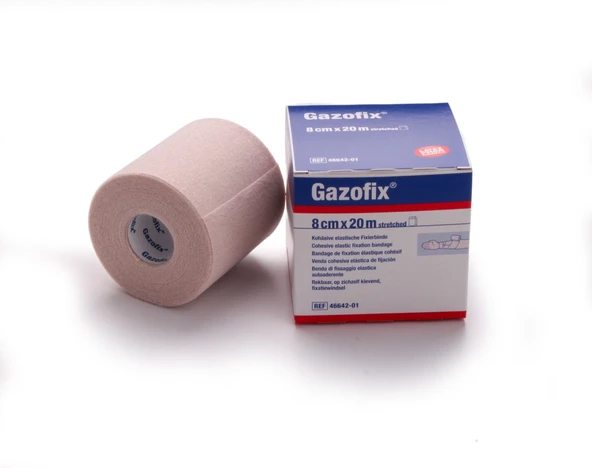 Gazofix 8cm x20m LF Bsn Fiksasyon Bandajı Ten ürün görseli 1