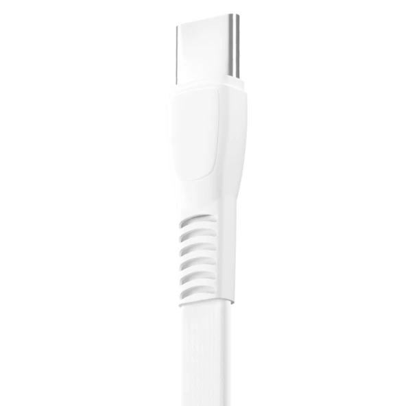 FitPlus Flat FS-403 Type-C Data/Şarj Kablosu 2.4A 1mt - Resim 7