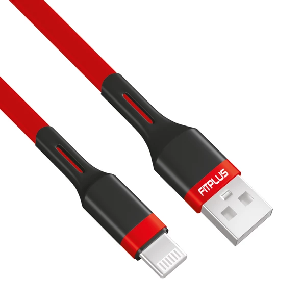 FitPlus Premium PS-302 Lightning Data/Şarj Kablosu 2.4A 1mt - Resim 3