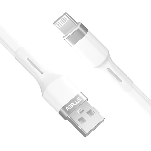 FitPlus Premium PS-302 Lightning Data/Şarj Kablosu 2.4A 1mt - Resim 6