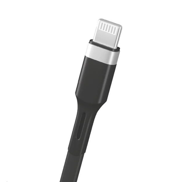 FitPlus Premium PS-302 Lightning Data/Şarj Kablosu 2.4A 1mt - Resim 11