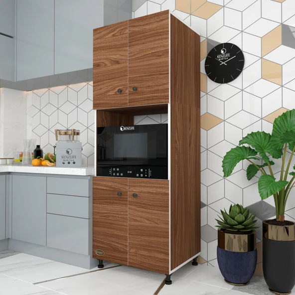 Kenzlife fırın dolabı cahide cvz 180*65*50 mutfak XLARGE ayaklı banyo kiler ofis ürün görseli 1