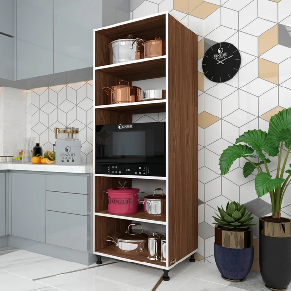 Kenzlife fırın dolabı müzeyyen cvz 180*65*50 mutfak XLARGE ayaklı banyo kiler ofis ürün görseli 1