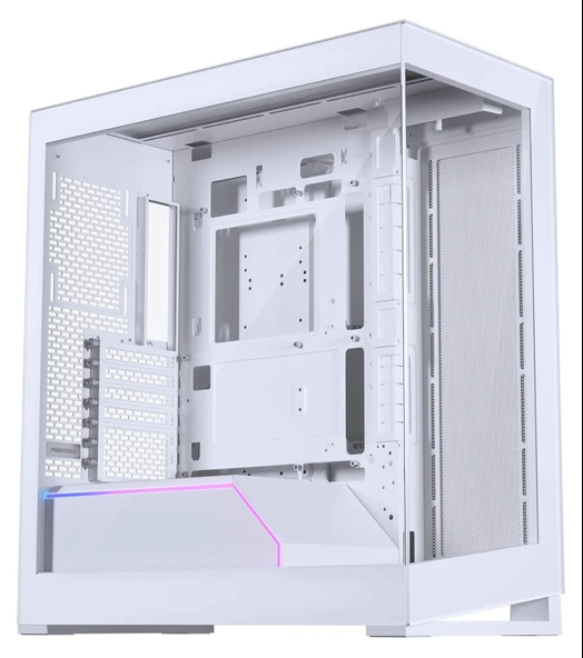 PHANTEKS NV5 MK2 White PH-NV523TG_DMW02, Cam Dizayn, D-RGB, 8 Fan Yuvası, Beyaz, Mid Tower, Fansız  Kasa ürün görseli 1