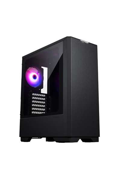 Phanteks Eclipse G300 Air, Atx, Mid Tower, Temperli Cam, Drgb, Oyuncu Bilgisayar Kasası - Siyah ürün görseli 1