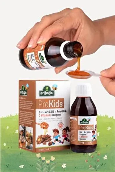 Arifoglu ProKids Organik Bal Arı Sütü Propolis ve C Vitamini 150g ürün görseli 1