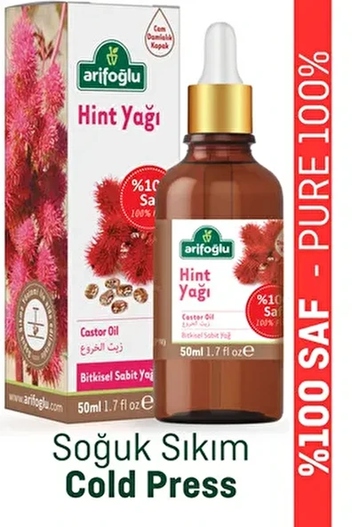 Arifoğlu Hint Yağı Soğuk sıkım 50 ml ürün görseli 1