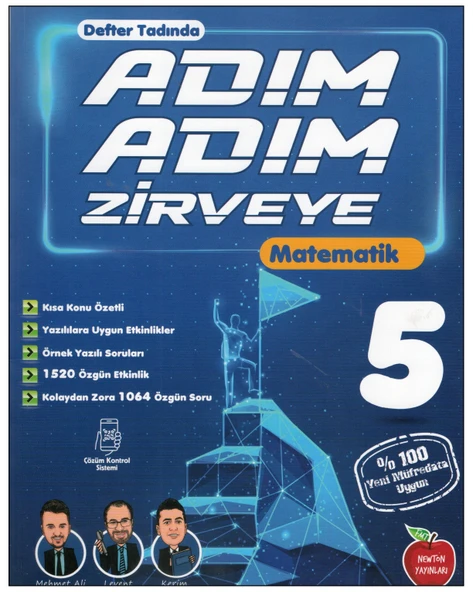 Newton Yayınları 5. Sınıf Adım Adım Matematik Konu Özetli Soru Bankası ürün görseli 1