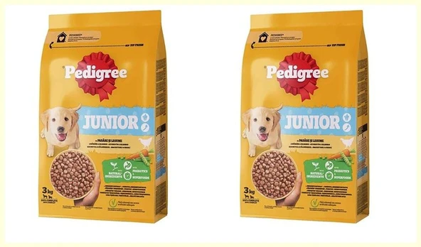 Pedigree Kümes Hayvanlı Ve Sebzeli Yavru Köpek Mama 3 Kg*2 Adet ürün görseli 1