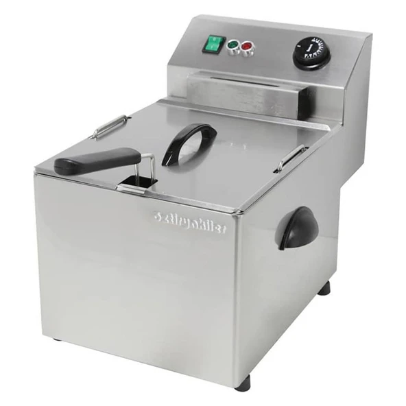 Öztiryakiler 7856.GN120.08 Set Üstü Elektrikli Fritöz, Tekli, 8 Lt,26.5x43x31 Cm,Monofaze,Ef 8 ürün görseli 1