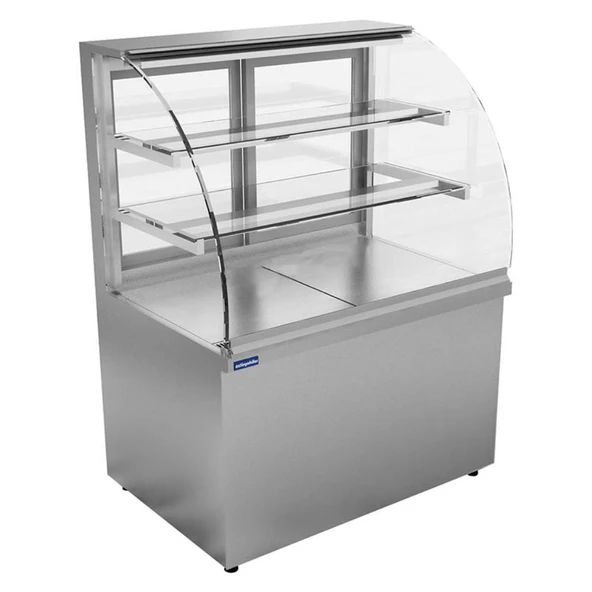 Öztiryakiler 7ETD.11N12.SS Etd-11n12 Bombe Camlı Nötr Teşhir Dolabı, 290 Lt, 120x70x135 Cm ürün görseli 1