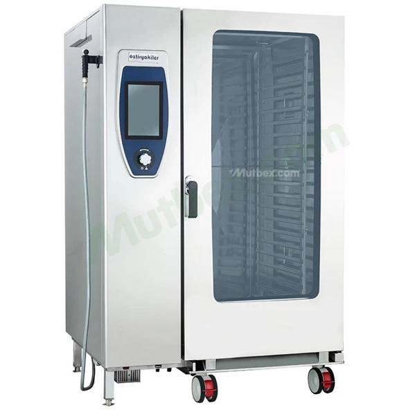Öztiryakiler 7890.C1.20G21.03 Okfg 202 C Gazlı Kombi Fırın, 20 X Gn 2/1 Tepsili, Kit Arabalı ürün görseli 1