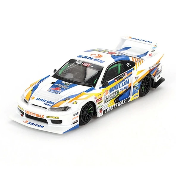Nessiworld Mini GT 1/64 Nissan LB-Super Silhouette S15 SILVIA 2023 Formula Drift Japan - Blister Paket ürün görseli 1