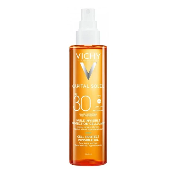 Vichy Capital Soleil Spf30+ Güneş Koruyucu Yağ 200 ml ürün görseli 1