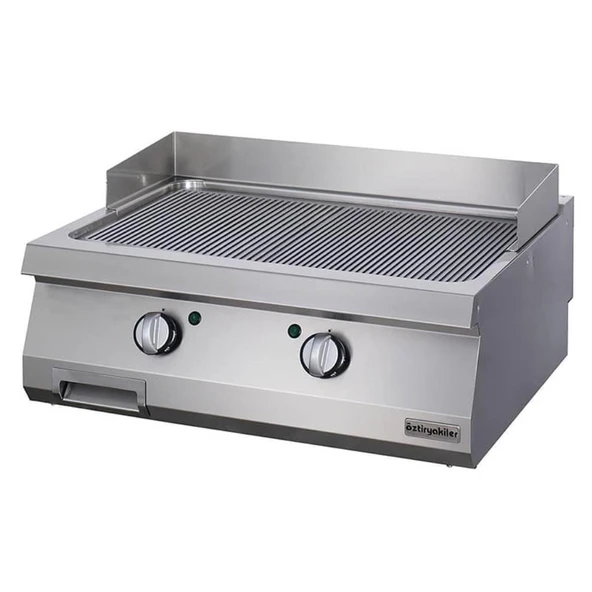 Öztiryakiler 7864.N1.80903.11 Elektrikli Grill Plate, Oluklu, 80x90x30 Cm, Oge 8090 N ürün görseli 1
