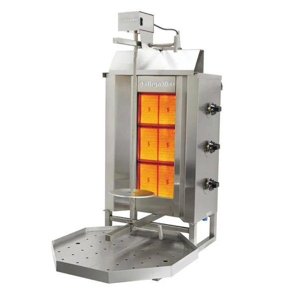 Öztiryakiler 8859.00GD3.8T Gazlı Döner Ocağı, Üstten Motorlu, 3 Radyanlı, Typ 3gd ürün görseli 1