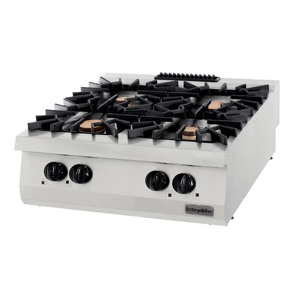 Öztiryakiler 7865.N1.80903.20P Set Üstü Gazlı Ocak, Dörtlü, 40 Kw, 80x90x30 Cm, Osog 8090 P ürün görseli 1
