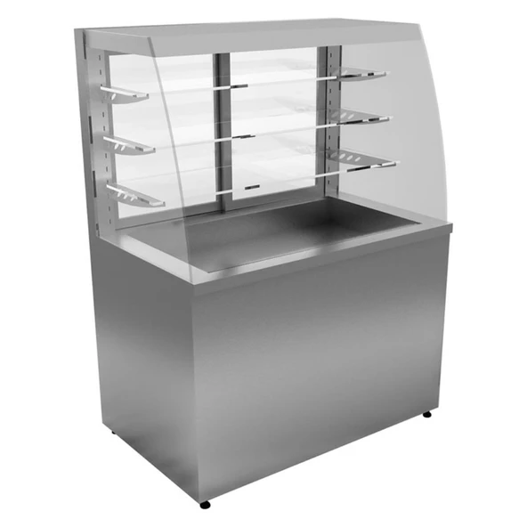 Öztiryakiler 7ETD.25N10.SS Etd-25n10 Self Servis Nötr Teşhir Dolabı, 100x75x160 Cm ürün görseli 1