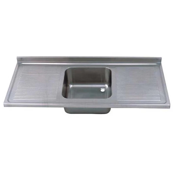 Öztiryakiler 0754.146A0.13 Tablalı Evye, Tek Goz Çift Damlalıklı, 140x60 Cm ürün görseli 1
