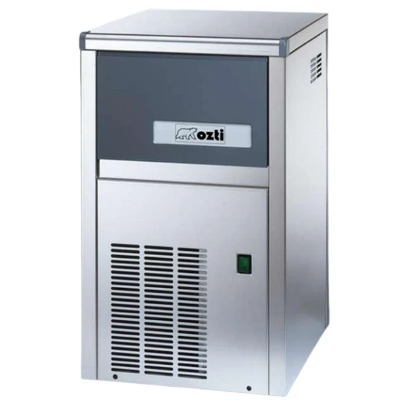 Öztiryakiler 9805.OKB22.A0 Küp Buz Makinesi, 22 Kg/gün, 4 Kg Saklama Hazne, Okb22a ürün görseli 1