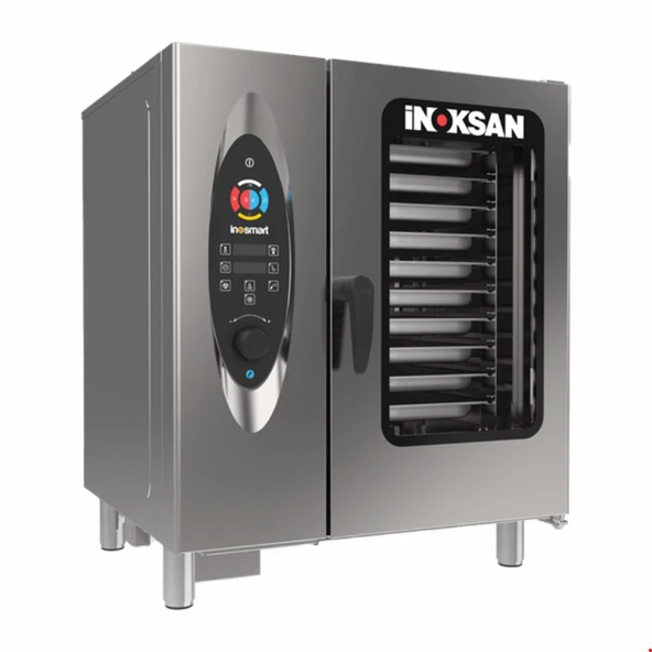 İnoksan INO-FBG010 - İnosmart Gazlı Kombi Fırın Gn 1/1 10 Tepsi ürün görseli 1