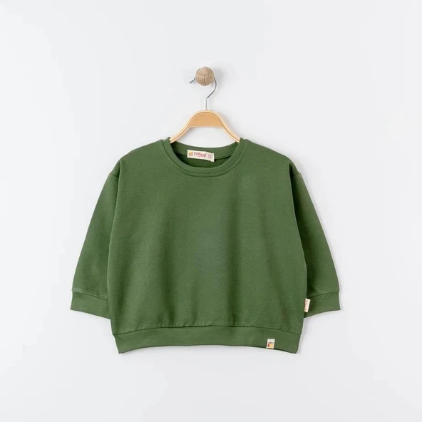Unisex %100 Pamuk Oversize Sweatshirt - Resim 6