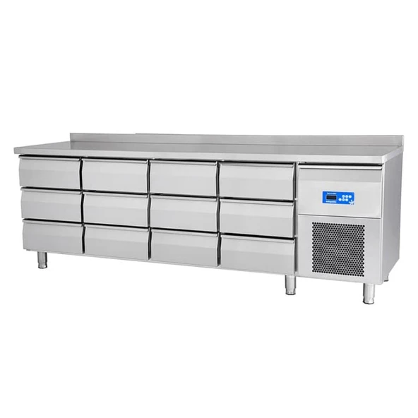 Öztiryakiler 79E3.47LMV.03 12 Çekmeceli Yatay Tip Derin Dondurucu, Tag 470 Lmv, 304 Kalite ürün görseli 1