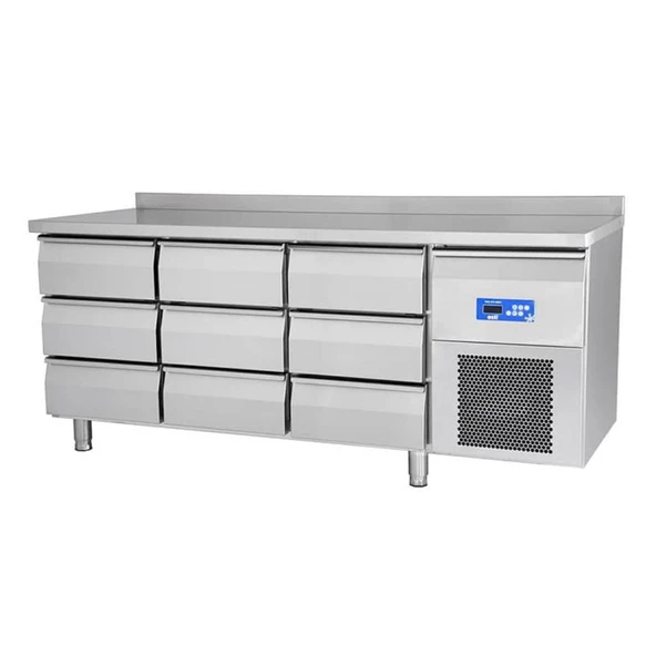 Öztiryakiler 79E3.36LMV.03 9 Çekmeceli Yatay Tip Derin Dondurucu, Ta 360 Lmv, 304 Kalite ürün görseli 1