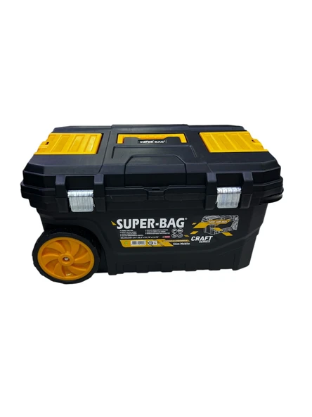 Super Bag  25,6 İnç  Mobil Takim cantasi cekcekli Alet Tekerlekli canta  Asr4024 ürün görseli 1
