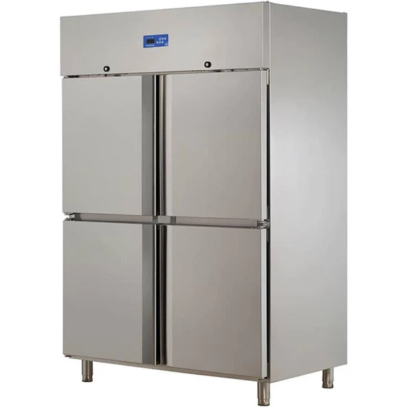 Öztiryakiler 7919.12NMV.10 Monoblok 4 Kapılı Dik Tip Buzdolabı, Gn 1200 Nmv Model, 304 Kalite ürün görseli 1