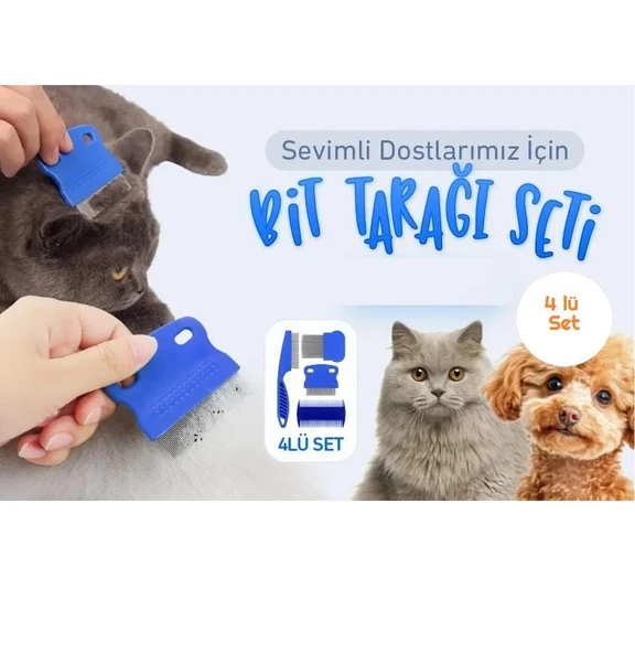 Süslüpati Bit Tarağı Seti 4 Parça - Resim 2