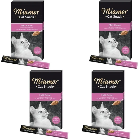 Miamor Cream Malt  Likit Kedi Ödülü 6x15 Gr X 4 Adet ürün görseli 1