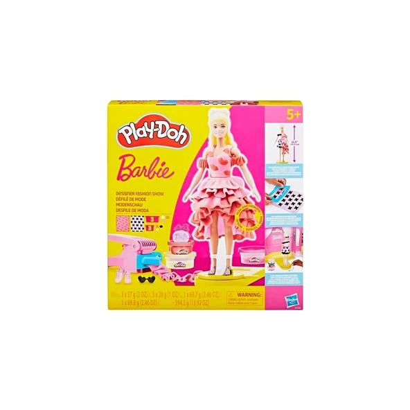 Play Doh Barbie Tasarımcı Moda Gösterisi G1356 ürün görseli 1